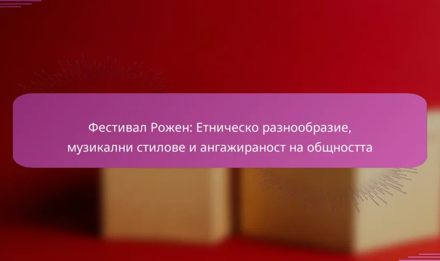 Фестивал Рожен: Етническо разнообразие, музикални стилове и ангажираност на общността