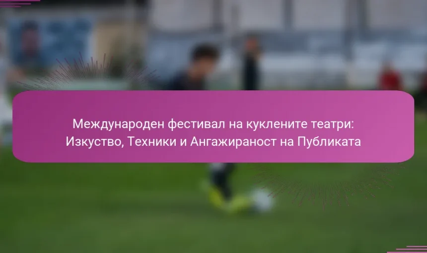 Международен фестивал на куклените театри: Изкуство, Техники и Ангажираност на Публиката